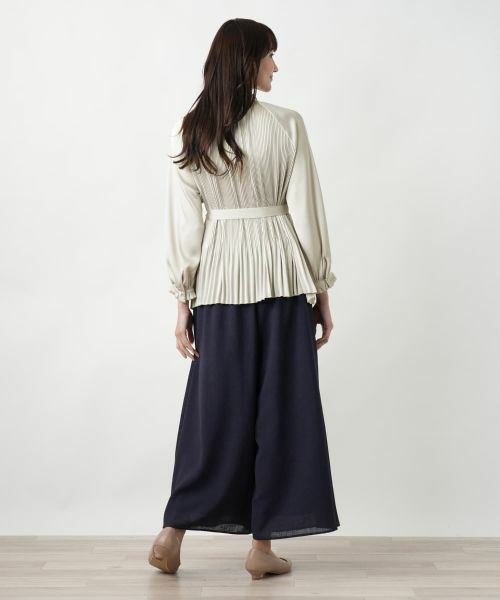 Leilian PLUS HOUSE / レリアンプラスハウス シャツ・ブラウス | 【店舗人気】プリーツブラウス【BOURGE】 | 詳細3