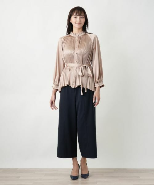 Leilian PLUS HOUSE / レリアンプラスハウス シャツ・ブラウス | 【店舗人気】プリーツブラウス【BOURGE】 | 詳細4