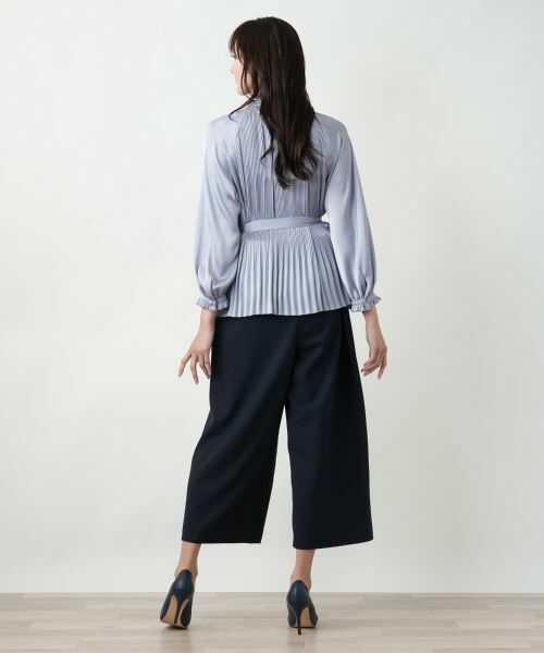 Leilian PLUS HOUSE / レリアンプラスハウス シャツ・ブラウス | 【店舗人気】プリーツブラウス【BOURGE】 | 詳細9