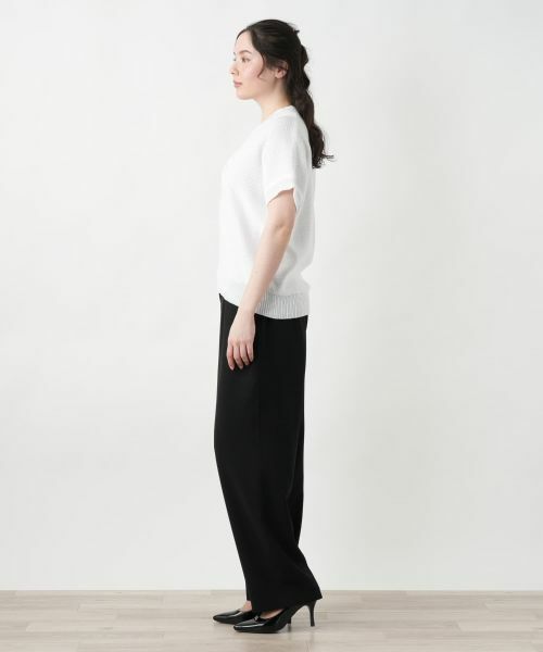 Leilian PLUS HOUSE / レリアンプラスハウス ニット・セーター | フラワーモチーフニット【CORSINI & PROTI】 | 詳細2