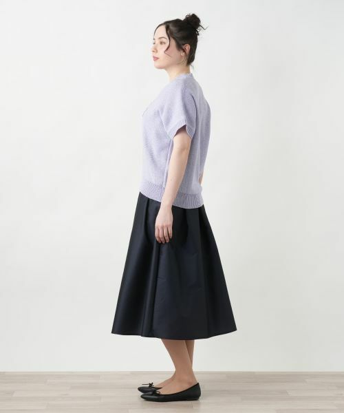 Leilian PLUS HOUSE / レリアンプラスハウス ニット・セーター | フラワーモチーフニット【CORSINI & PROTI】 | 詳細5