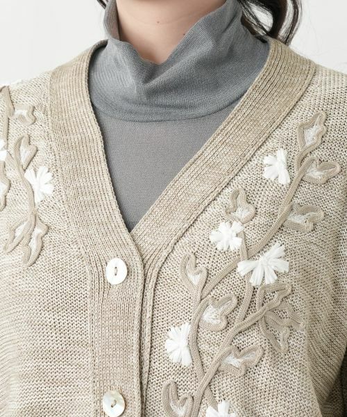 Leilian PLUS HOUSE / レリアンプラスハウス カーディガン・ボレロ | 【店舗人気】Vネックカーディガン【CORSINI & PROTI】 | 詳細10