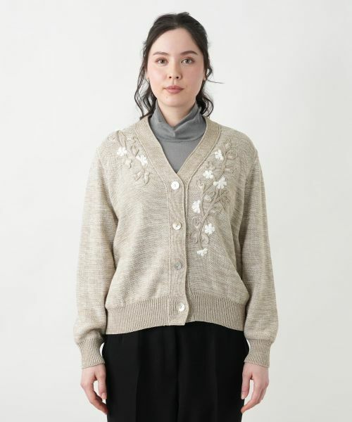 Leilian PLUS HOUSE / レリアンプラスハウス カーディガン・ボレロ | 【店舗人気】Vネックカーディガン【CORSINI & PROTI】 | 詳細7