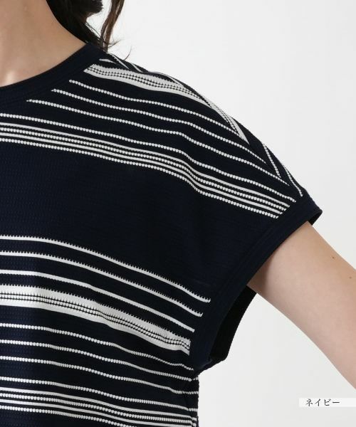 Leilian PLUS HOUSE / レリアンプラスハウス テーラードジャケット | 【店舗人気】マルチボーダーベスト【Leilian WHITE LABEL】 | 詳細12