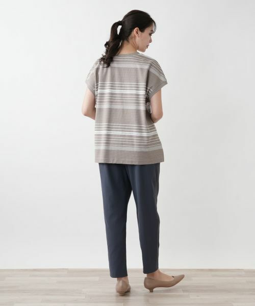 Leilian PLUS HOUSE / レリアンプラスハウス テーラードジャケット | 【店舗人気】マルチボーダーベスト【Leilian WHITE LABEL】 | 詳細3