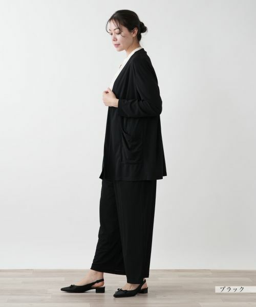 Leilian PLUS HOUSE / レリアンプラスハウス カーディガン・ボレロ | 【店舗人気】トッパーカーディガン【Leilian WHITE LABEL】 | 詳細2