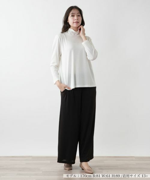 Leilian PLUS HOUSE / レリアンプラスハウス カットソー | 【店舗人気】ハイネックカットソー【Leilian WHITE LABEL】 | 詳細10