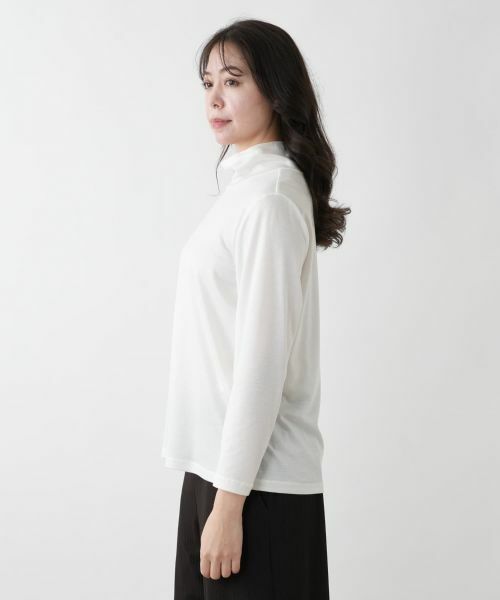 Leilian PLUS HOUSE / レリアンプラスハウス カットソー | 【店舗人気】ハイネックカットソー【Leilian WHITE LABEL】 | 詳細14