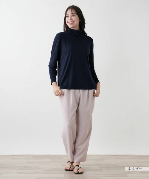 Leilian PLUS HOUSE / レリアンプラスハウス カットソー | 【店舗人気】ハイネックカットソー【Leilian WHITE LABEL】 | 詳細4