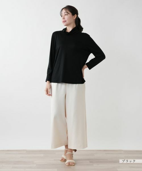 Leilian PLUS HOUSE / レリアンプラスハウス カットソー | 【店舗人気】ハイネックカットソー【Leilian WHITE LABEL】 | 詳細7