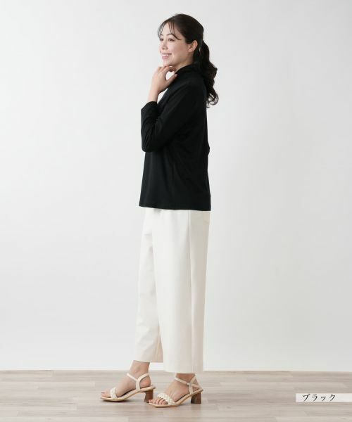 Leilian PLUS HOUSE / レリアンプラスハウス カットソー | 【店舗人気】ハイネックカットソー【Leilian WHITE LABEL】 | 詳細8