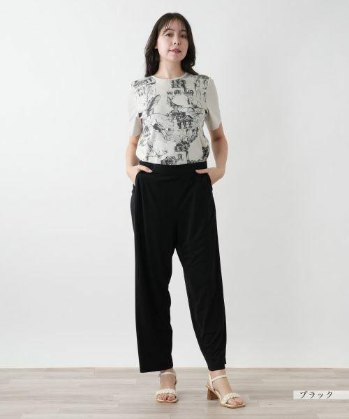 Leilian PLUS HOUSE / レリアンプラスハウス その他パンツ | 【店舗人気】ストレートパンツ【Leilian WHITE LABEL】 | 詳細1