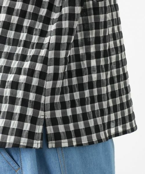 Leilian PLUS HOUSE / レリアンプラスハウス シャツ・ブラウス | ギンガムチェックブラウス【NEMIKA】 | 詳細10