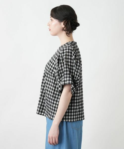 Leilian PLUS HOUSE / レリアンプラスハウス シャツ・ブラウス | ギンガムチェックブラウス【NEMIKA】 | 詳細5
