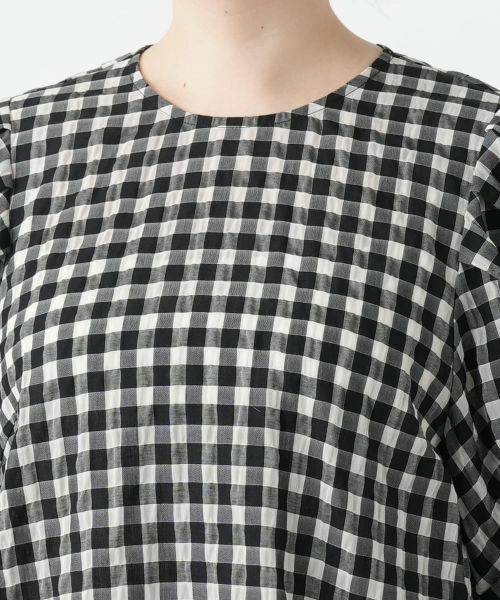 Leilian PLUS HOUSE / レリアンプラスハウス シャツ・ブラウス | ギンガムチェックブラウス【NEMIKA】 | 詳細7