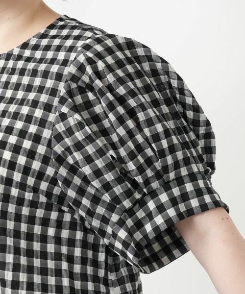 Leilian PLUS HOUSE / レリアンプラスハウス シャツ・ブラウス | ギンガムチェックブラウス【NEMIKA】 | 詳細9