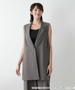 Leilian PLUS HOUSE / レリアンプラスハウス テーラードジャケット | 【店舗人気】テーラードジレ【NEMIKA】