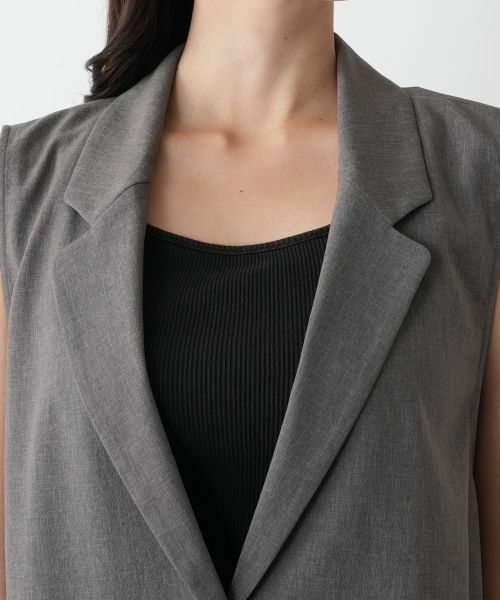 Leilian PLUS HOUSE / レリアンプラスハウス テーラードジャケット | 【店舗人気】テーラードジレ【NEMIKA】 | 詳細10