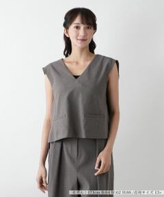 Leilian PLUS HOUSE / レリアンプラスハウス テーラードジャケット | 【店舗人気】Vネックベスト【NEMIKA】