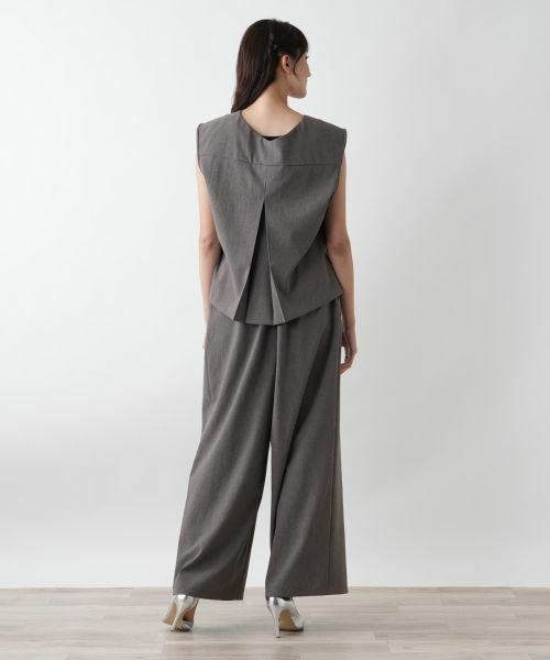 Leilian PLUS HOUSE / レリアンプラスハウス テーラードジャケット | 【店舗人気】Vネックベスト【NEMIKA】 | 詳細3