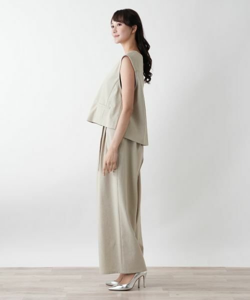 Leilian PLUS HOUSE / レリアンプラスハウス テーラードジャケット | 【店舗人気】Vネックベスト【NEMIKA】 | 詳細5