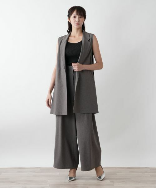 Leilian PLUS HOUSE / レリアンプラスハウス その他パンツ | 【店舗人気】タックワイドパンツ【NEMIKA】 | 詳細1