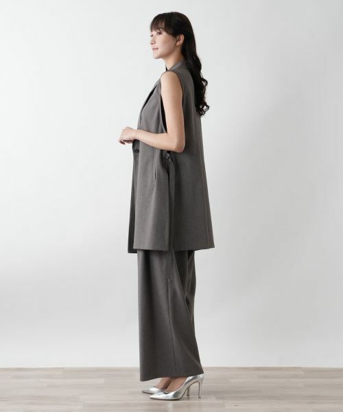 Leilian PLUS HOUSE / レリアンプラスハウス その他パンツ | 【店舗人気】タックワイドパンツ【NEMIKA】 | 詳細2