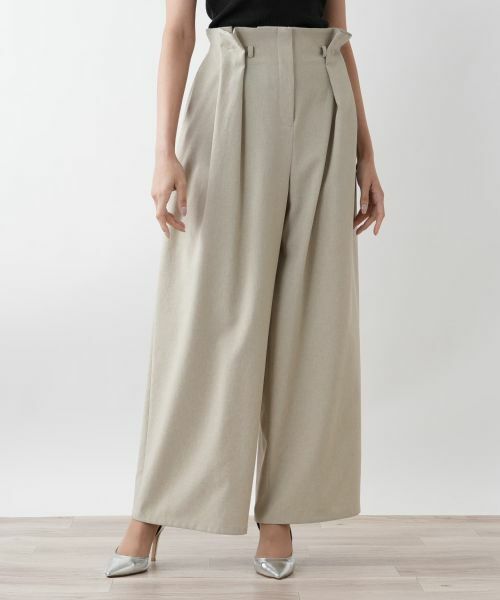 Leilian PLUS HOUSE / レリアンプラスハウス その他パンツ | 【店舗人気】タックワイドパンツ【NEMIKA】 | 詳細7
