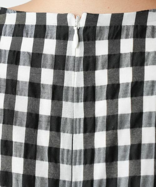 Leilian PLUS HOUSE / レリアンプラスハウス ドレス | ギンガムチェックティアードワンピース【NEMIKA】 | 詳細9