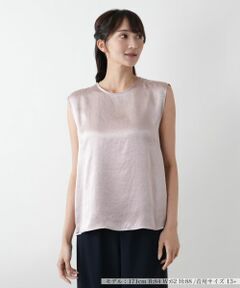 Leilian PLUS HOUSE / レリアンプラスハウス シャツ・ブラウス | 【店舗人気】ノースリーブブラウス【NEMIKA】