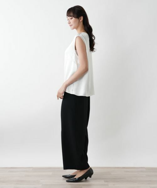 Leilian PLUS HOUSE / レリアンプラスハウス シャツ・ブラウス | 【店舗人気】ノースリーブブラウス【NEMIKA】 | 詳細8