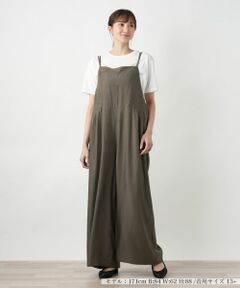 Leilian PLUS HOUSE / レリアンプラスハウス その他パンツ | 【店舗人気】ワイドサロペットパンツ【NEMIKA】