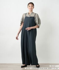 Leilian PLUS HOUSE / レリアンプラスハウス その他パンツ | 【店舗人気】ワイドサロペットパンツ【NEMIKA】