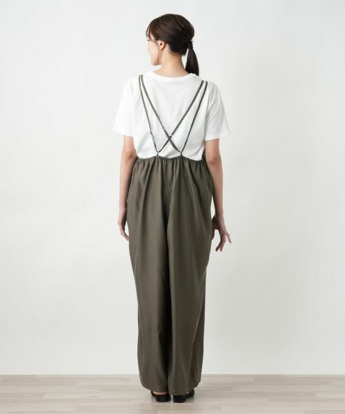 Leilian PLUS HOUSE / レリアンプラスハウス その他パンツ | 【店舗人気】ワイドサロペットパンツ【NEMIKA】 | 詳細12