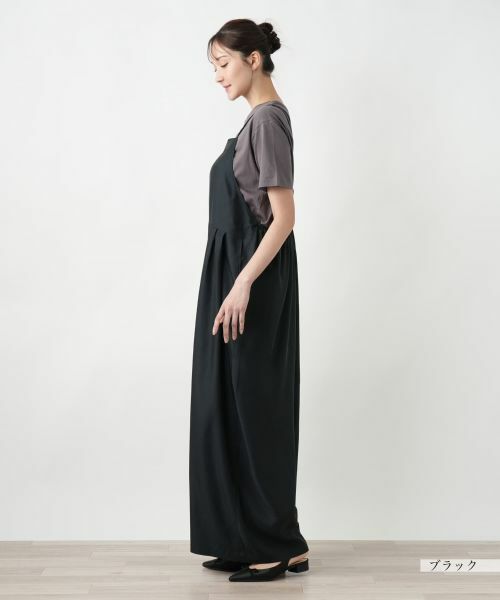 Leilian PLUS HOUSE / レリアンプラスハウス その他パンツ | 【店舗人気】ワイドサロペットパンツ【NEMIKA】 | 詳細5