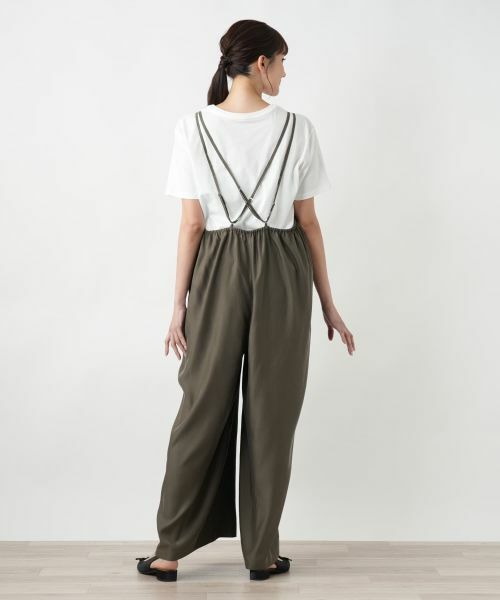 Leilian PLUS HOUSE / レリアンプラスハウス その他パンツ | 【店舗人気】ワイドサロペットパンツ【NEMIKA】 | 詳細9