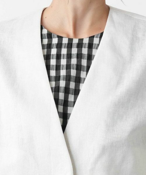 Leilian PLUS HOUSE / レリアンプラスハウス テーラードジャケット | Vネックジャケット【NEMIKA】 | 詳細10