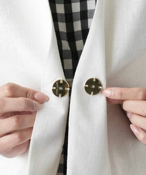 Leilian PLUS HOUSE / レリアンプラスハウス テーラードジャケット | Vネックジャケット【NEMIKA】 | 詳細12