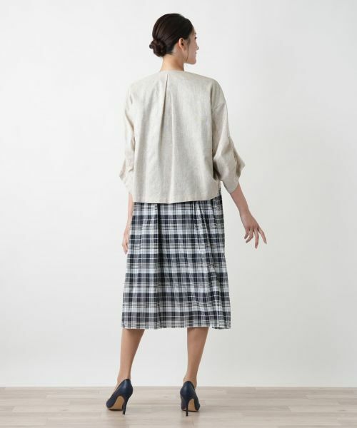 Leilian PLUS HOUSE / レリアンプラスハウス テーラードジャケット | Vネックジャケット【NEMIKA】 | 詳細3