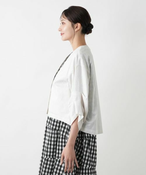 Leilian PLUS HOUSE / レリアンプラスハウス テーラードジャケット | Vネックジャケット【NEMIKA】 | 詳細8