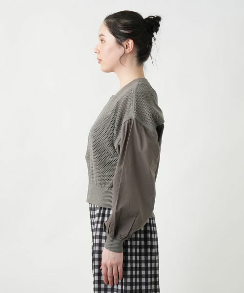 Leilian PLUS HOUSE / レリアンプラスハウス カーディガン・ボレロ | 【店舗人気】異素材ジップカーディガン【NEMIKA】 | 詳細11