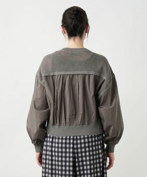 Leilian PLUS HOUSE / レリアンプラスハウス カーディガン・ボレロ | 【店舗人気】異素材ジップカーディガン【NEMIKA】 | 詳細12