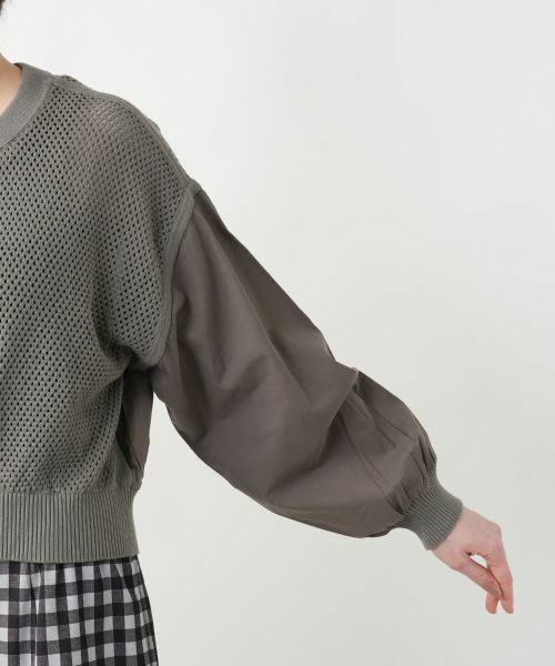 Leilian PLUS HOUSE / レリアンプラスハウス カーディガン・ボレロ | 【店舗人気】異素材ジップカーディガン【NEMIKA】 | 詳細15