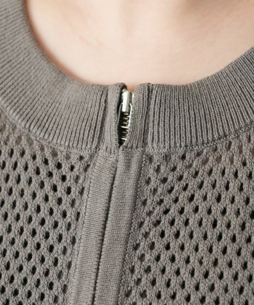 Leilian PLUS HOUSE / レリアンプラスハウス カーディガン・ボレロ | 【店舗人気】異素材ジップカーディガン【NEMIKA】 | 詳細17