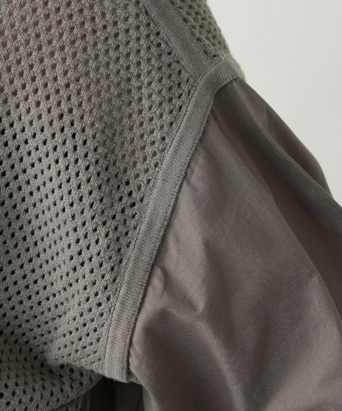 Leilian PLUS HOUSE / レリアンプラスハウス カーディガン・ボレロ | 【店舗人気】異素材ジップカーディガン【NEMIKA】 | 詳細18