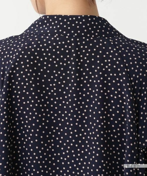 Leilian PLUS HOUSE / レリアンプラスハウス シャツ・ブラウス | 【店舗人気】ドット柄フレアスリーブシャツ【NEMIKA】 | 詳細11