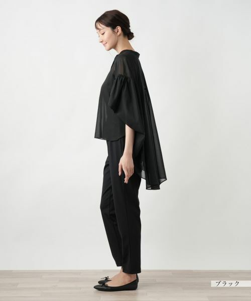 Leilian PLUS HOUSE / レリアンプラスハウス シャツ・ブラウス | 【店舗人気】フレアスリーブブラウス【NEMIKA】 | 詳細5