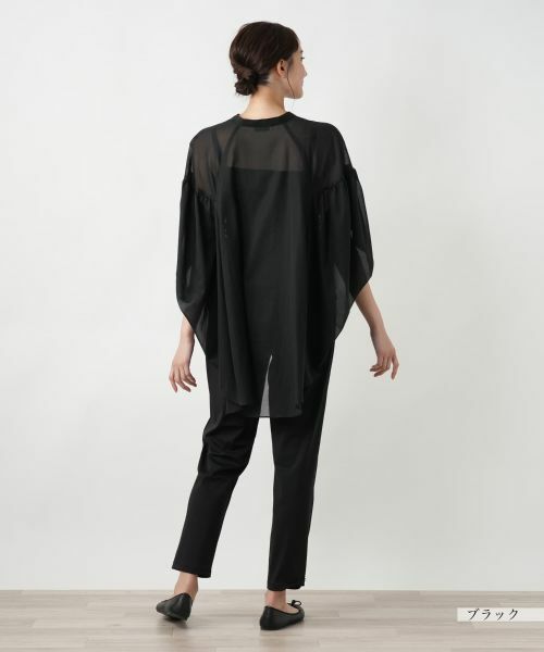 Leilian PLUS HOUSE / レリアンプラスハウス シャツ・ブラウス | 【店舗人気】フレアスリーブブラウス【NEMIKA】 | 詳細6