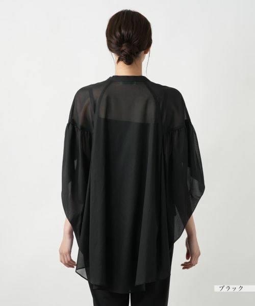 Leilian PLUS HOUSE / レリアンプラスハウス シャツ・ブラウス | 【店舗人気】フレアスリーブブラウス【NEMIKA】 | 詳細9