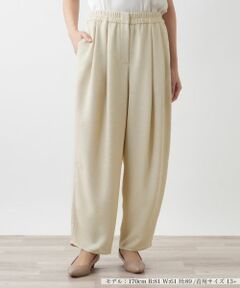 Leilian PLUS HOUSE / レリアンプラスハウス その他パンツ | タックワイドパンツ【NEMIKA】